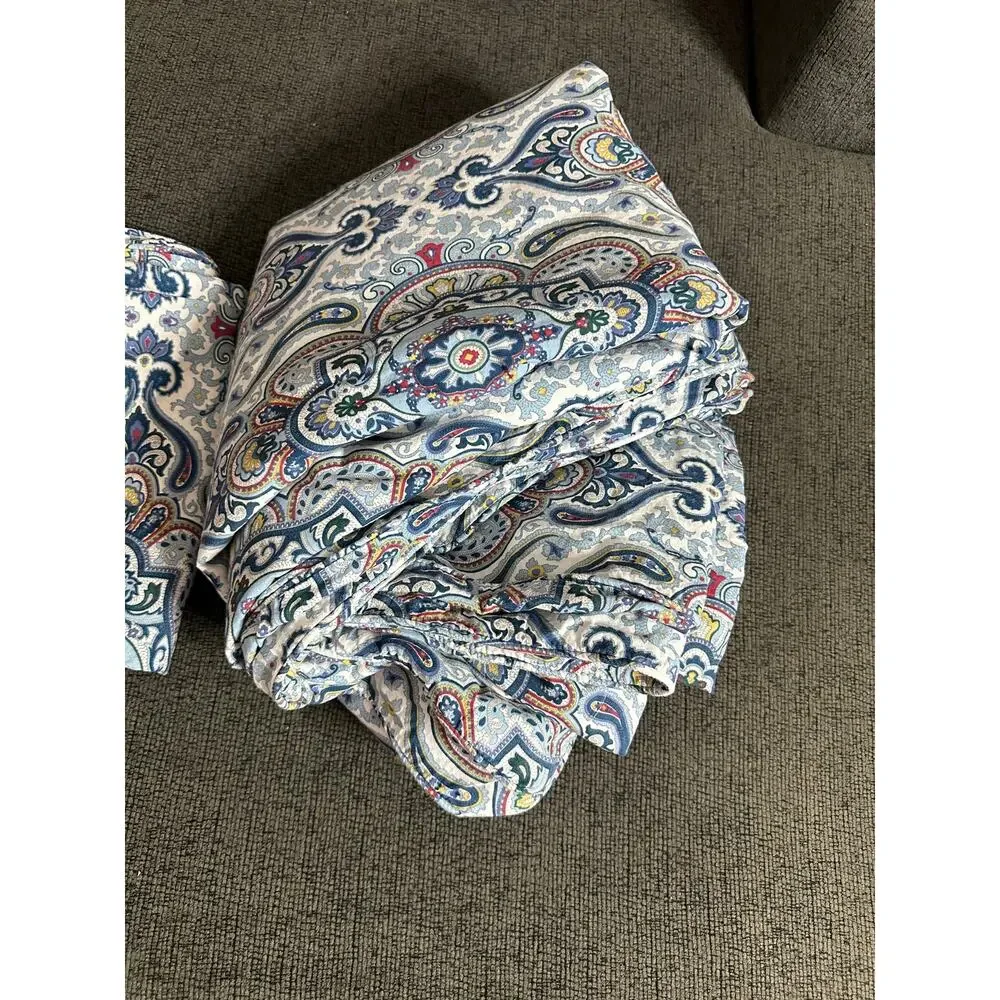 Lauren Ralph Lauren Karina Paisley Duvet Cover Set Blue Multi Queen